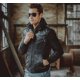 thumbnail image 2 of Chaqueta de Cuero Genuino Caballeros Hombre Moda Masculina, 2 of 3