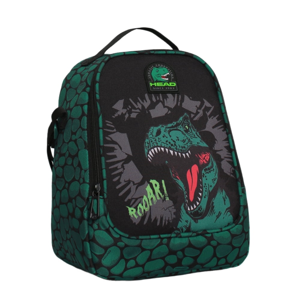 Lonchera Hombre Grey Dino Stone Verde Head