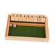 thumbnail image 5 of Juego de dados Shut The Box para niños y adultos, 9 números, juguete educativo de mesa, rompecabezas matemático, juego de mesa para recuerdo de fiesta Color de la madera, 5 of 5