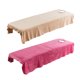 thumbnail image 2 of 2pcs / Set Cubierta De Sábana De Masaje De Terciopelo De Cristal Suave Rosy Camel 120x190cm, 2 of 5