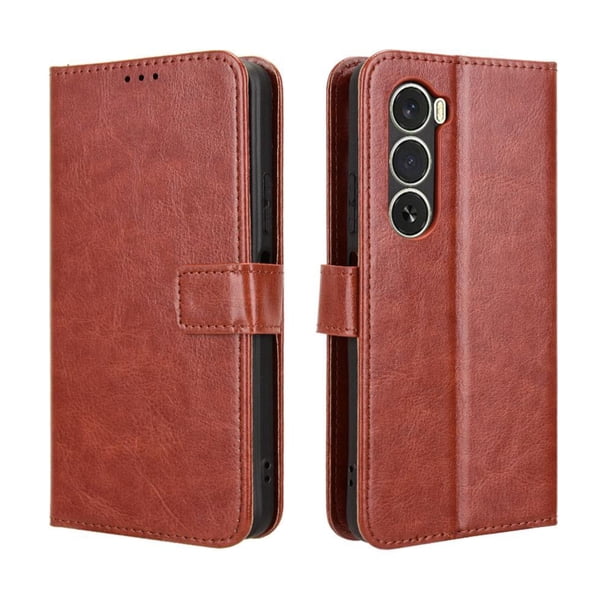 Funda tipo libro para itel A100 4G, cartera todo‑en‑uno, funda multifuncional con tarjetero y correa de muñeca desmontable