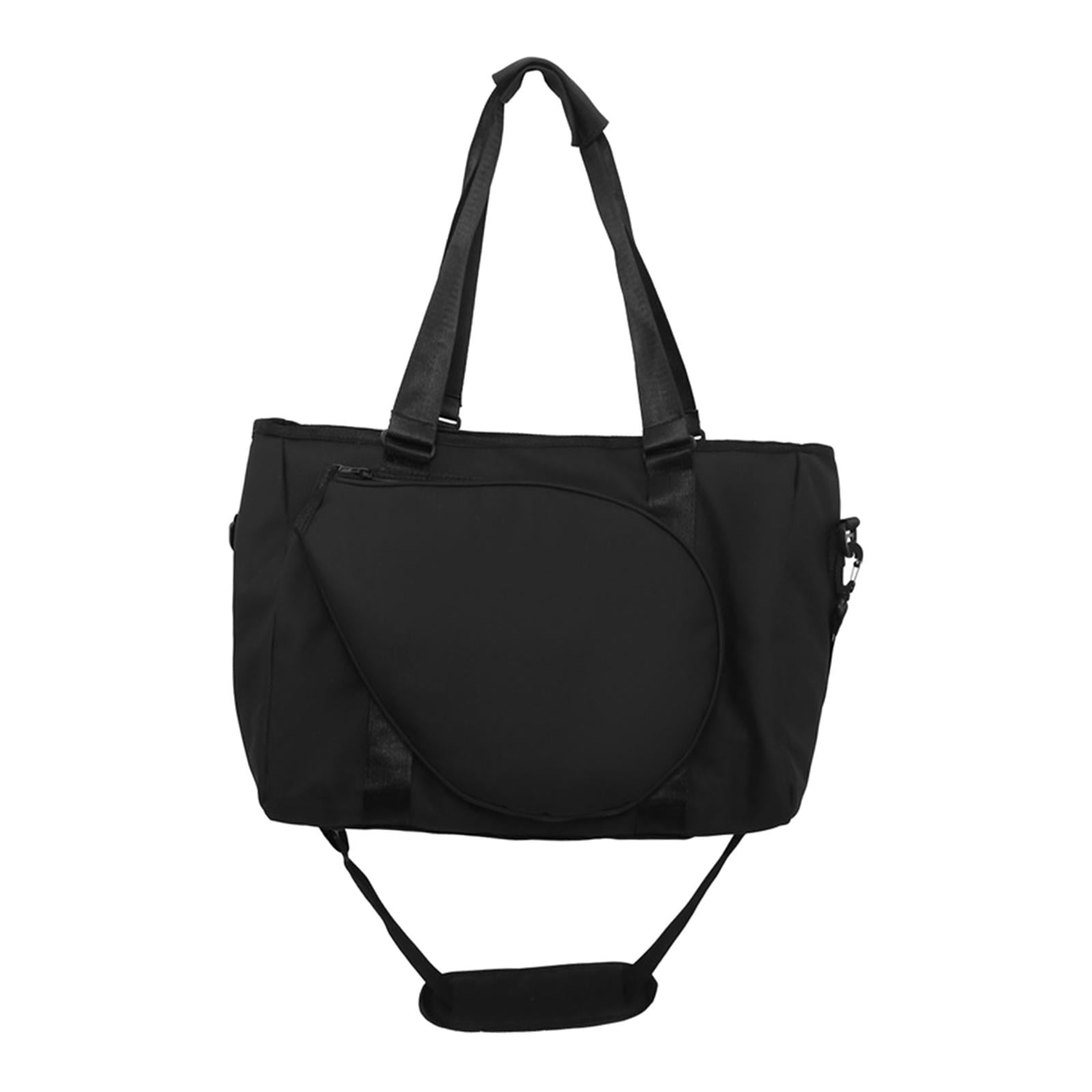 Magideal - Bolso De Hombro Para Raqueta De Tenis, Bolso De Mano De Tenis, Bolso Portátil Con Cremallera Para Mujeres, Hombres, Raquetas De Squash, Ropa Al Aire L Negro