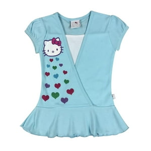 Vestido Niña Hello Kitty Turquesa 3