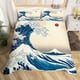 thumbnail image 1 of Christm-as Trees D-u-t Co-ve-r Queen Size Sa-nta Claus- and Snowman Comfort-er Cover with 2 Pillow-case for Te-ens Adults Kids S-tarry Sky Be-dding Set Snow Sc-ene Brea-thable 3 Pieces D-ecorative, 1 of 5