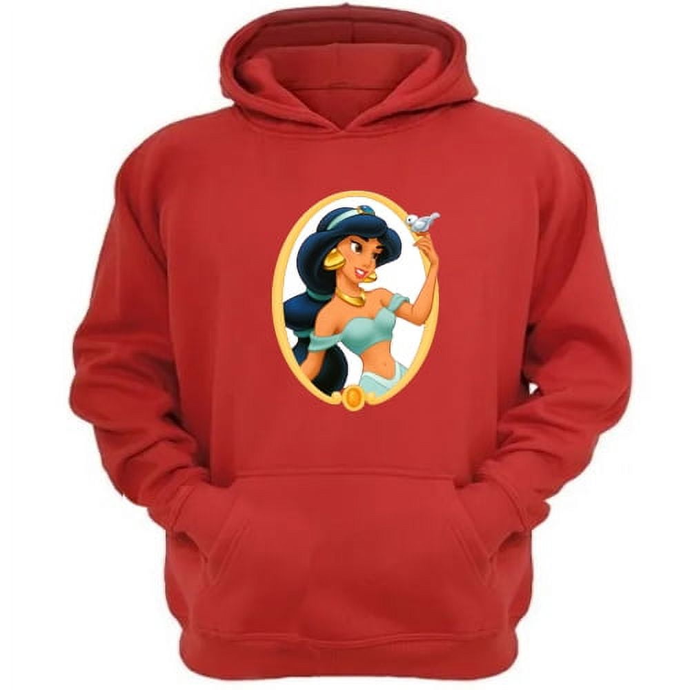 Genérico - Polerón Canguro Princesa Jasmine Rojo Talla Xl Unisex