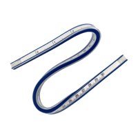 Ioensy - Regla Curva Flexible Regla Curva Flexible Para Gráficos De Pintura A Medida 30 Cm