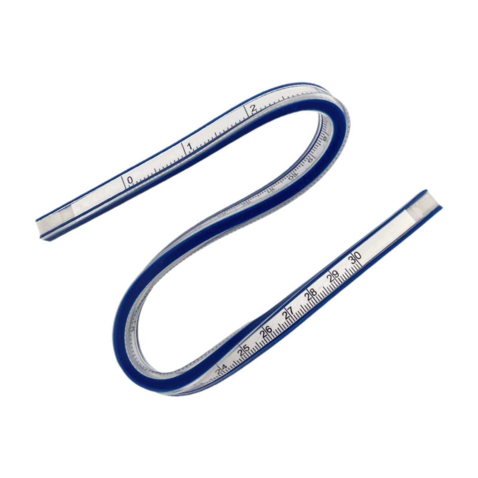 Ioensy - Regla Curva Flexible Regla Curva Flexible Para Gráficos De Pintura A Medida 30 Cm