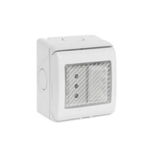 Ekoline - Casquete Hidrobox Ip55 Enchufe 10/16A E Interruptor 9/12