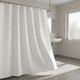 thumbnail image 3 of Cortina De Baño Lisa Blanca 175x180cm, 3 of 4