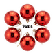 thumbnail image 1 of Pack 6 Esferas Navidad Rojas 12cm Decoración Colgantes, 1 of 3