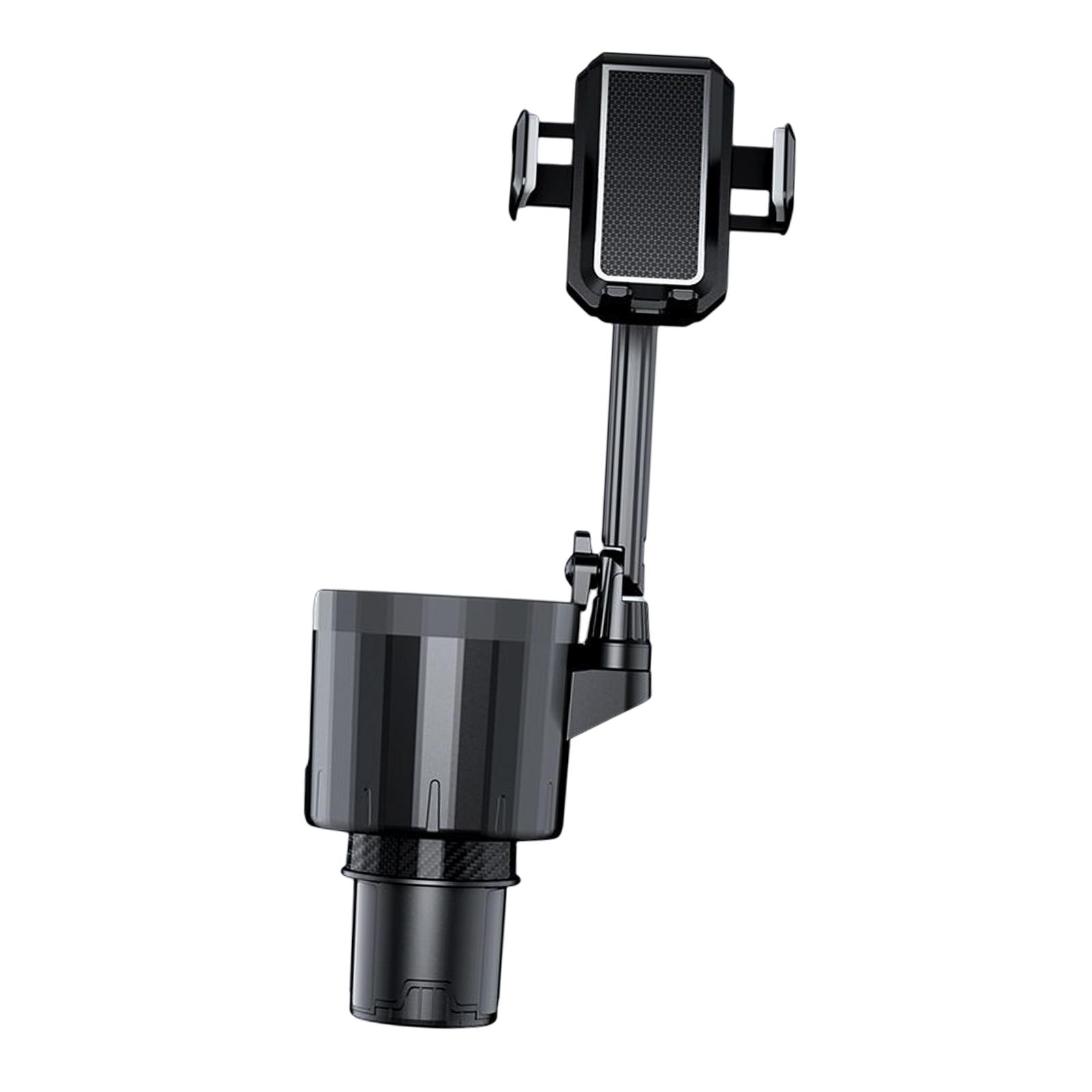 Magideal - 2 En 1 Soporte De Teléfono Universal Para Portavasos De Coche, Fácil De Usar, Estable, Soporte De Teléfono Automático Con Portavasos De Expansión De