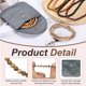 thumbnail image 3 of Brazalete de Cuentas de Oración Uxcell, Diámetro de 6mm, 108 Cuentas de Madera Natural Mala Pulseras de Enlace con Bolsa para Hombres y Mujeres, Artesanía Elástica, Color de Madera de Agar, 3 of 6