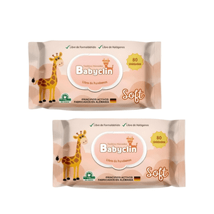 Pack 2 Paquetes Toallitas Humedas Babyclin Soft 160 Unidades
