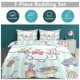 thumbnail image 2 of 3PCS Cinnamoroll Bedding Set Comforter Duvet Cover Set Quilt Cover for Kids Teens Bedroom Decoration, 2 of 5