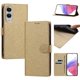 thumbnail image 3 of Cartera para Samsung Galaxy S25 Edge con Bolsillo de Tarjetas, Dorado, 3 of 6