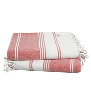 Toalla De Playa Lane Linen Turca 100% Lino, 100 X 180 Cm, Paquete De 2