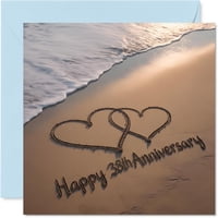 Tarjeta De Felicitación Stuff4 Para El 38 Aniversario De Love On The Ocean Shore