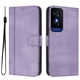 thumbnail image 1 of Funda Cartera para TCL 50 5G Protección 360° con Ranuras para Tarjetas y Soporte Morado, 1 of 6