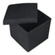 thumbnail image 1 of Puff Silla Cubo Organizador Plegable Multifuncional 38cm Negro, 1 of 3