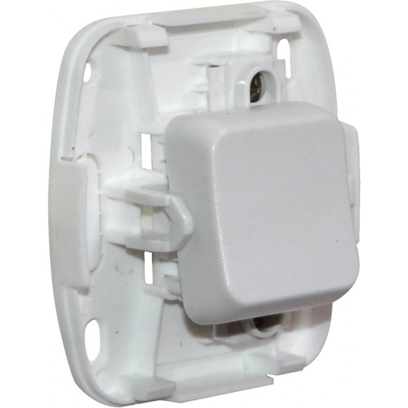 INTERRUPTOR KALOP 9/24 Pulsador Sobrepuesto Unipolar Blanco Tekna Referencia KS39658