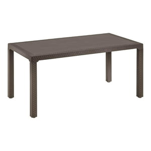 Mesa Plastico Terraza Exterior Familiar 150X80X73Cms Rimax Cafe Tamaño Único