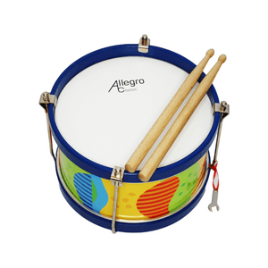 Tamborín Para Niños 8'' Diseño Multicolor All-Tk-D Allegro