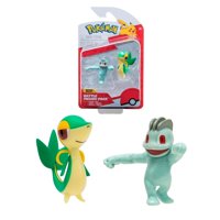 Pokemon - Figuras De Acción Pokémon Colección Machop Y Snivy