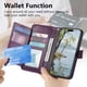 thumbnail image 3 of Funda tipo cartera de piel sintética FOXDOCK para Samsung Galaxy S26 Ultra – Resistente a golpes y a las interferencias RFID – Correa de mano larga Púrpura, 3 of 6