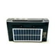 thumbnail image 2 of Radio Solar Retro Recargable Linterna Panel solar Cargador BT, 2 of 5
