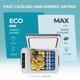 thumbnail image 5 of Refrigerador EUHOMY 17 Cuartos (15L) 12V/24V CC y 120-240V CA, 5 of 9