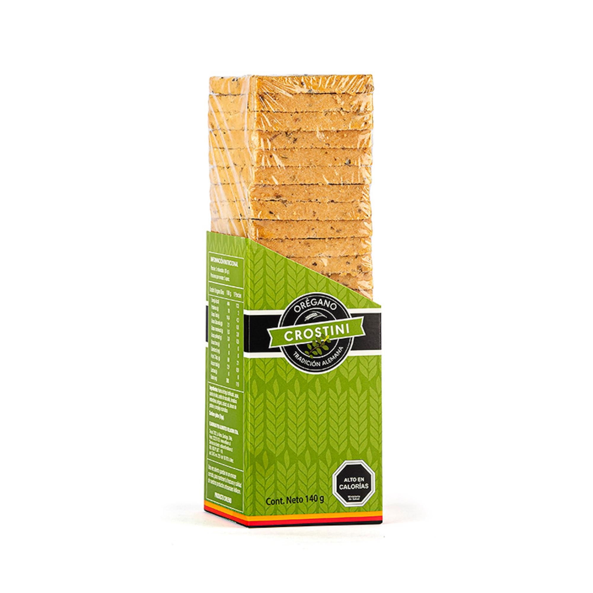 Mini Tostadas Crostini Orégano Al Oliva 140 g Vollkorn