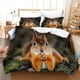 thumbnail image 1 of Cute Hamster Animal Quilt Duvet Cover Set Bedding Double Children Super 3-Piece Bedding Set, 1 of 5