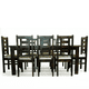 thumbnail image 4 of Juego de Comedor New Barcelona Chocolate 8 Sillas Mesa Rectangular, 4 of 8