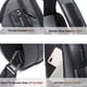 thumbnail image 3 of Mochila bandolera OZUKO Bandolera impermeable para hombre, 3 of 7