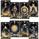 thumbnail image 2 of Baraja de Tarot Vzmeiyre Celestial Azul con Bordes Dorados, 78 Cartas, 2 of 7