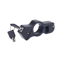 Magideal - Cerradura Genérica Para Motocicleta, Bloqueo Del Acelerador, Accesorios Portátiles Resistentes, Bloqueo Del Manillar Para Motos De Cross, Ciclomotores Negro