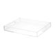 thumbnail image 3 of Gran Bandeja Acrílica Rectangular Para La Casa De La Cama De La Cama De La Casa Mapeta De Mesa Transparente, 3 of 5
