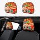 thumbnail image 1 of Loo Loo Kids Funda Protectora Universal para Reposacabezas de Coche, Funda Elástica para Reposacabezas de Asiento de Auto, Funda de Tela Antipolvo, Accesorios de Interior 2 Piezas, 1 of 6