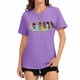 thumbnail image 3 of Remera de Mujer Talovee de Princesa con Castillo Mágico, Morada, Talle XL, 3 of 4
