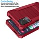 thumbnail image 5 of Funda para teléfono BELTRON Jitterbug Smart 4, Roja, Agarre resistente, 5 of 9
