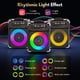 thumbnail image 4 of Máquina de karaoke HWWR con 2 micrófonos y altavoz Bluetooth 5.3, 4 of 7