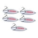 thumbnail image 3 of 5x Cucharas De Pesca Señuelos Cebos De Pesca Duros Para Grandes Distancias Cast Agua Dulce Plata 28g, 3 of 5