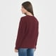 thumbnail image 2 of Sweater Mujer Chenille Lurex Burdeo Corona, 2 of 5