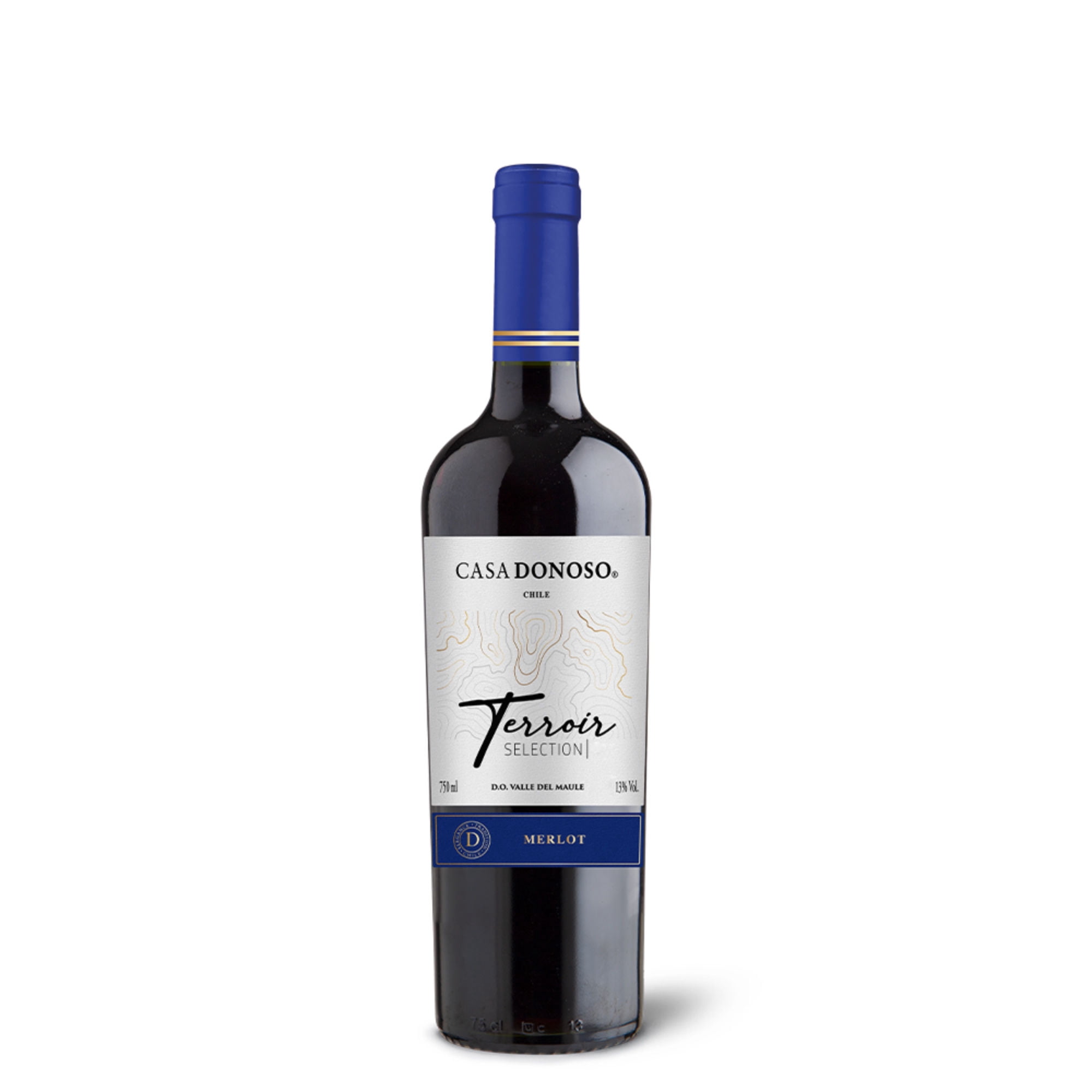 Vino Tinto Merlot 13° Botella 750 ml Casa Donoso