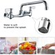 thumbnail image 4 of Fregadero comercial BWE de montaje en pared para cocina con caño giratorio de 8 pulgadas, 4 of 6