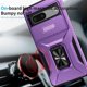 thumbnail image 4 of Funda Armada para Google Pixel 7 con Tapa Deslizante y Soporte Magnético Giratorio Morado, 4 of 5