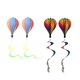 thumbnail image 1 of 4 unids globo aerostático manga de viento cometas jardín patio juguete exterior mangas de viento, 1 of 5