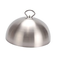 Magideal - Cubierta Para Alimentos,Cubierta Para Rociar,Plancha De Acero Inoxidable, Cúpula Para Derretir Queso,Cubierta Para Parrilla Para Carne,Hamburguesas,Sá 14Cmx7Cm