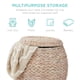 thumbnail image 5 of Cesta de almacenamiento Best Choice Products Vintage Hyacinth White, 5 of 7