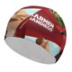 thumbnail image 1 of ¿Dónde en el mundo está Carmen Sandiego? Gorro de Natación de Licra, Gorro de Baño de Tela Cómoda, Gorro Elástico Antideslizante para Hombres, Mujeres y Niños, 1 of 6